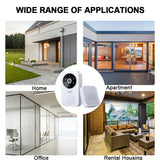 WiFi Wireless Visual Intercom Doorbell – Smart Front Door Camera with App Remote Monitoring for Indoor & Outdoor Surveillance