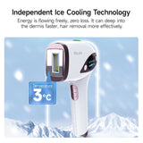 MLAY T4 IPL Laser Hair Removal Device – Ice-Cool, 500K Flashes for Permanent Face & Body Use ❄️✨