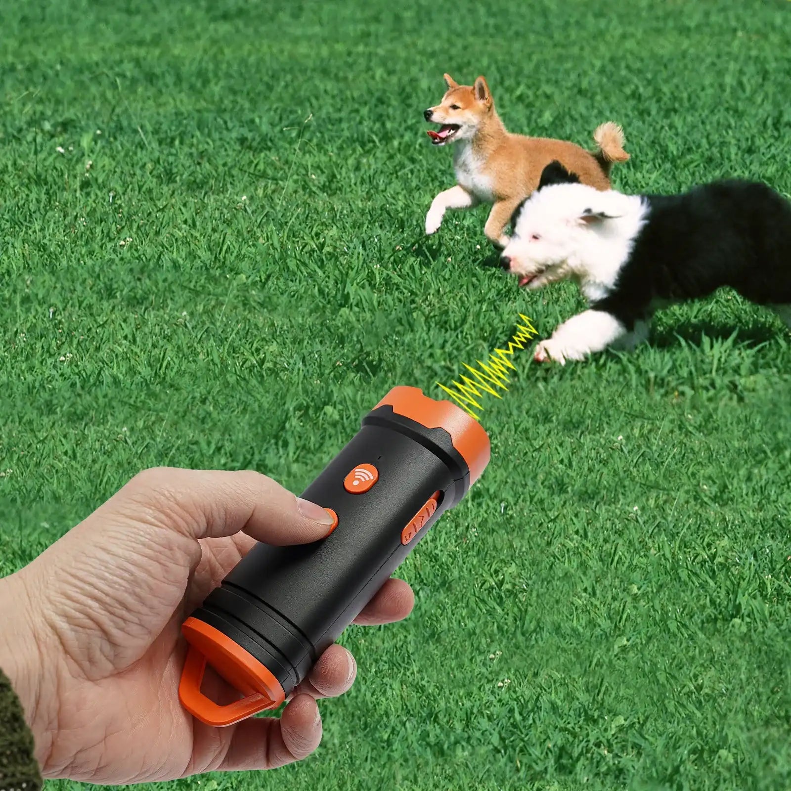 Portable Ultrasonic Dog Bark Deterrent Device – IPX4 Waterproof USB-C for Hiking, Camping & Daily Walks