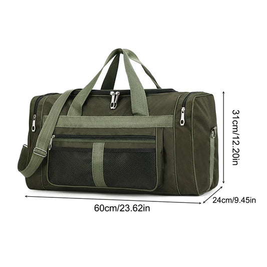 Waterproof gym exercise backpack – Oxford sports bag with dry & wet separation, multifunctional large-capacity fitness bag