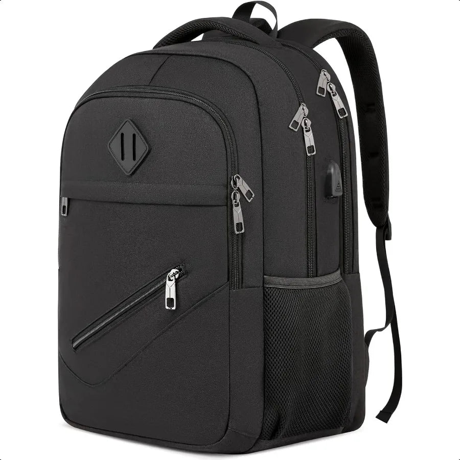 Water-Resistant Anti-Theft Laptop Backpack — Durable Travel & School Bag for Men & Women