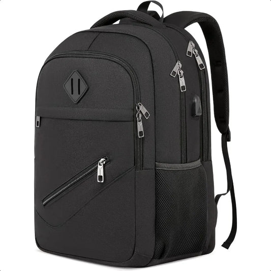 Water-Resistant Anti-Theft Laptop Backpack — Durable Travel & School Bag for Men & Women