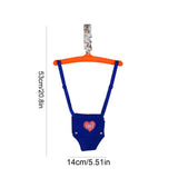 Baby Door Jumper & Exerciser – Adjustable Hanging Bouncing Swing Chair with Safety Buckle, Hammock Seat for Indoor & Outdoor Play