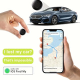 4-Pack Smart iTag Global Locator – GPS Tracker Compatible with iOS Find My for Keys, Wallets, Cars, Pets & Luggage