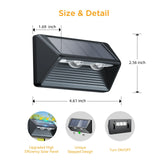 Solar Fence & Step Lights (4/8/12 Pack) – Cool & Warm White LED | Waterproof Outdoor Wall, Stair & Yard Lighting