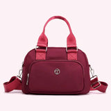 Women’s Solid Color Nylon Crossbody Bag – Large-Capacity Casual Messenger Shoulder Tote with Adjustable Strap for Travel & Weekend Use