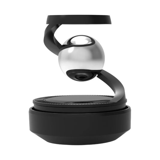 Eco solar car air freshener – rotating fan auto air purifier with long-lasting fragrance, compatible with balm tablet & stick refills