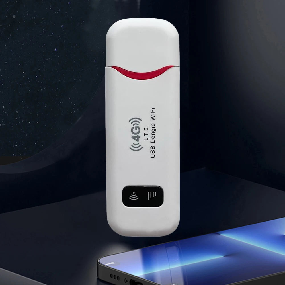 Portable WiFi USB Modem Stick – 4G LTE Wireless Router with SIM Card Slot, 150Mbps Dongle for Laptops & Mobile Devices