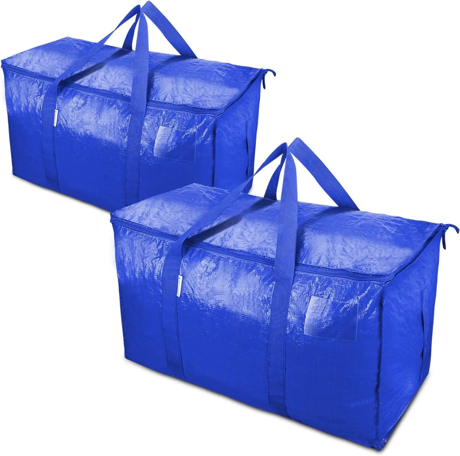 MegaMove 6-Pack Oversized Heavy-Duty Moving Bags with Zipper & Carry Handles – Space-Saving Storage Totes 🧳