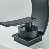 Waterfall Bathroom Sink Faucet – Single-Handle Hot & Cold Mixer Tap