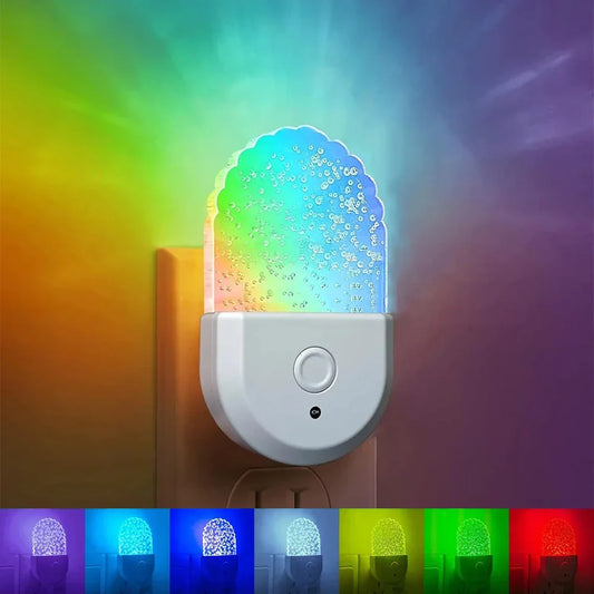 Bedside LED Night Light – Eye Protection Mini Wall Lamp for Bedroom, Aisle & Kids Room (EU/US Plug)