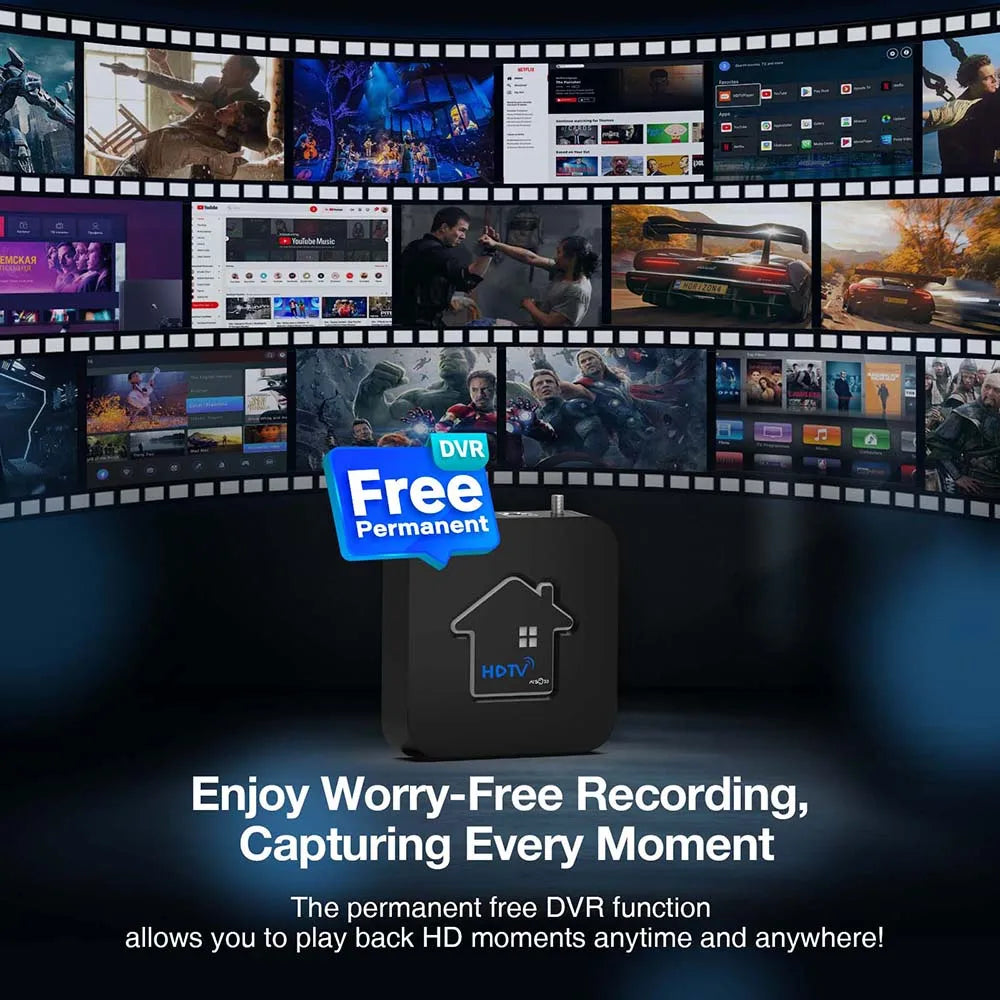 GTMEDIA X1 Android 11 TV Box – ATSC 3.0 HDTV Converter & Smart Decoder with WiFi, DVR Recording & Free-to-Air Support (US/KR)