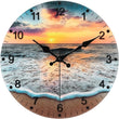 12” Silent Non-Ticking Galaxy Wall Clock – Cosmic Battery-Operated Analog Clock for Bedroom, Living Room, Kitchen & Office
