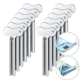 Stainless Steel Toothpaste Tube Squeezer (1–6 Pcs) – Metal Key Roller for Bathroom, Hair Dye & Cosmetic Tubes