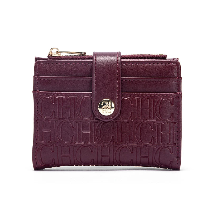 Unisex Retro Printed Wallet – Classic Portable Card Holder, Zero Wallet & Universal PU Leather Money Purse