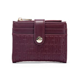 Unisex Retro Printed Wallet – Classic Portable Card Holder, Zero Wallet & Universal PU Leather Money Purse