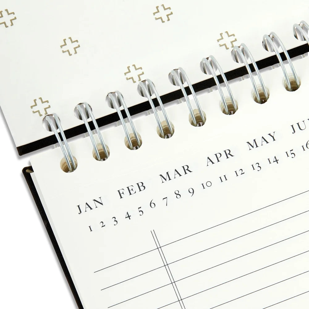 Compact Top Spiral Leather Notebook – 8.5 x 11 Ruled, 160 Pages with Heavyweight Paper