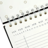 Compact Top Spiral Leather Notebook – 8.5 x 11 Ruled, 160 Pages with Heavyweight Paper