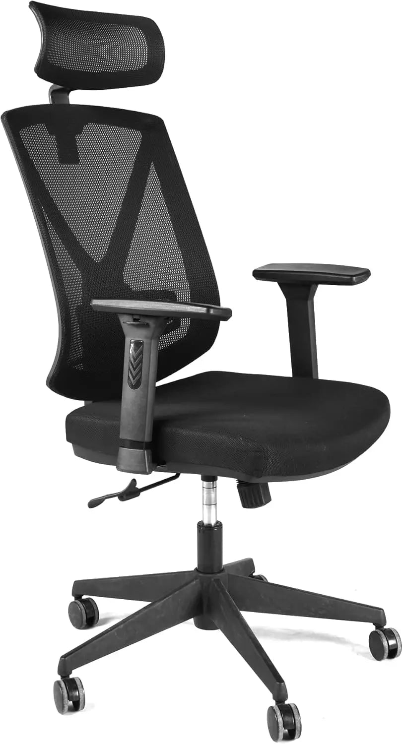 3D Adjustable T-Arms Armrest Pair – Upright Bracket Replacement Parts for Office & Gaming Chairs, Universal Fit