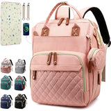 Large-Capacity Multifunctional Diaper Bag Backpack – Travel & Nursing Essentials