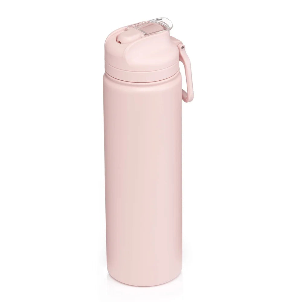 24oz Insulated Stainless Steel Water Bottle with Flip-Top Lid – BPA-Free Leak-Proof Design