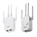 1200Mbps WiFi Extender – Dual-Band (2.4GHz/5GHz) Signal Booster with WAN/LAN Port & Amplifier for Home & Small Office