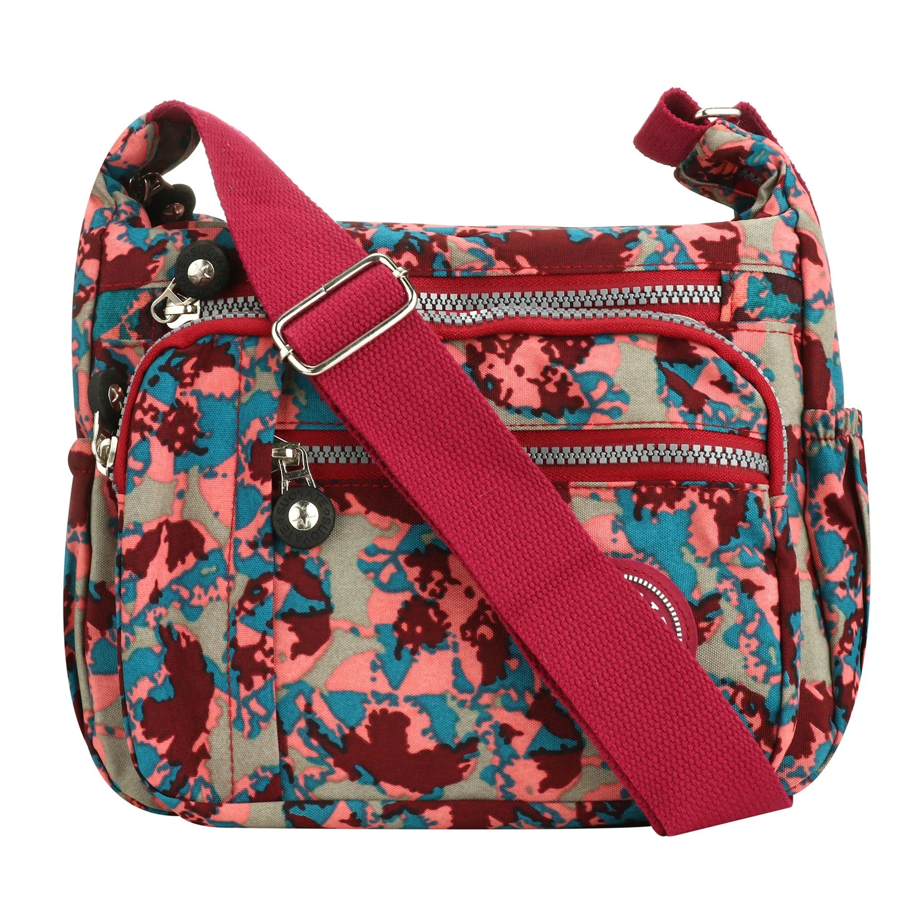 Women’s Large-Capacity Nylon Crossbody & Shoulder Bag – Multi-Pocket Everyday Tote for Mature Style