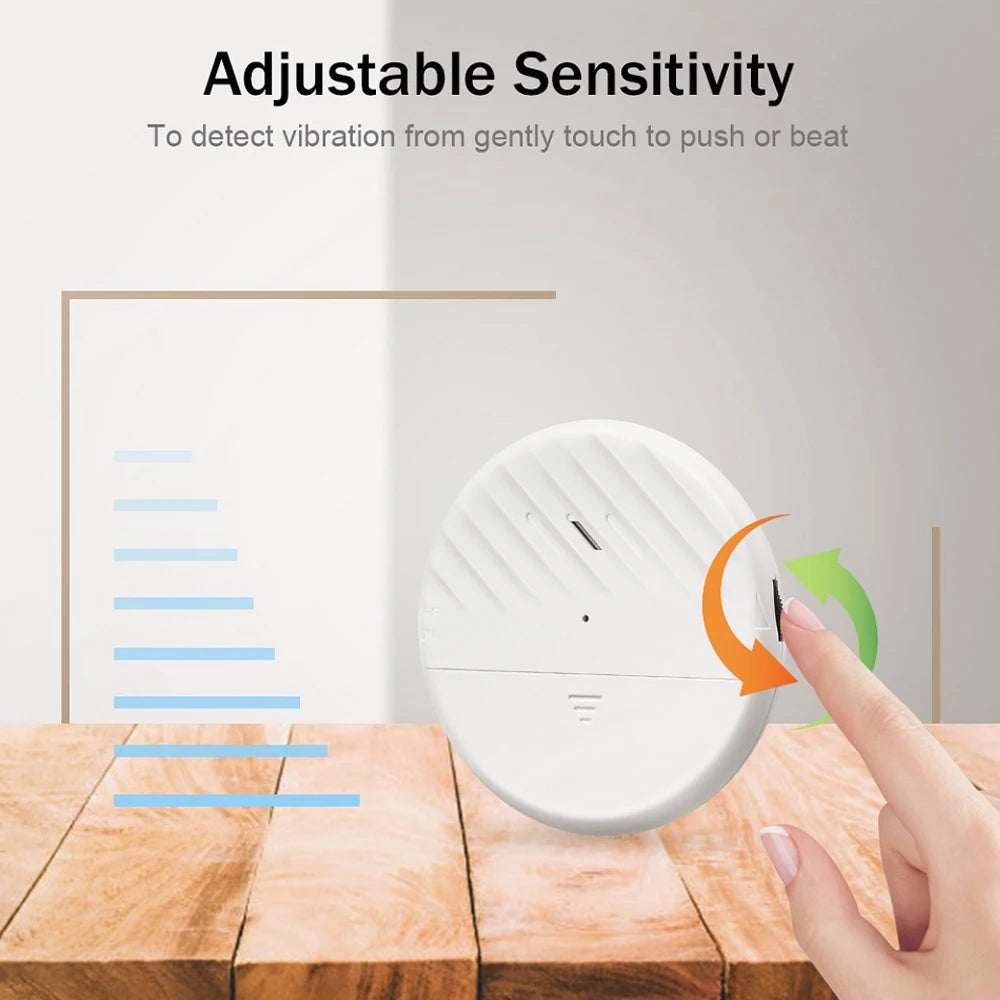 🚨 125dB Wireless Glass Break Alarm – Vibration Sensor for Doors & Windows, Anti-Theft Security Alarm System