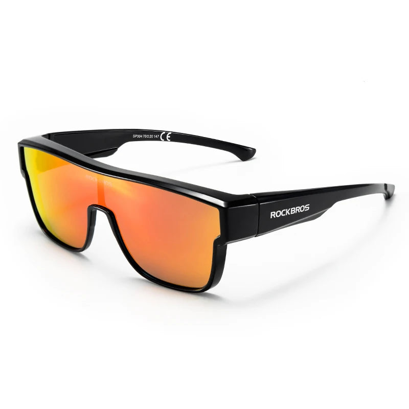ROCKBROS Polarized Cycling Glasses – Lightweight UV400 Dual-Wear Sunglasses for Men & Women MTB & Road Biking