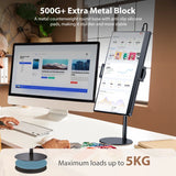 Portable Desktop Monitor Stand – Adjustable Height VESA Bracket for iPad, Phone & 13–24.5cm Tablet/Monitor Support