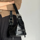 Women’s Retro Y2K Underarm Bag – 2025 Cool Girl Shoulder Handbag for Street Photography & Casual Fashion