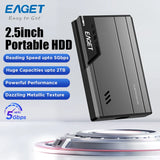Eaget 2.5″ Portable External Hard Drive – 500GB/1TB/2TB USB 3.0 HDD for Desktop, Laptop, Mac, Gaming Consoles & PS5