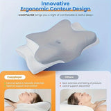 Memory-Foam Cervical Pillow for Neck & Shoulder – Upgraded Ergonomic Orthopedic Slow-Rebound Support