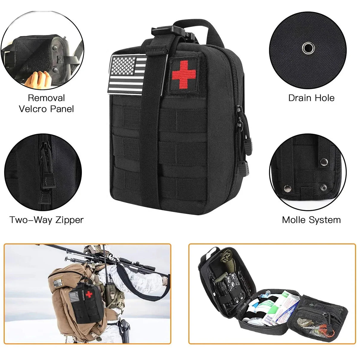 14-in-1 Camping & Survival Kit – Outdoor Emergency Gear with First Aid, Self-Defense & Tools 🏕️🛠️