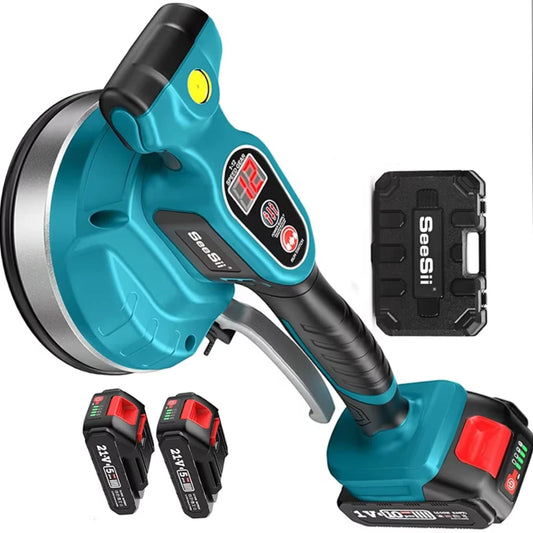 Seesii 12-Speed Tile Laying Machine – Cordless 160mm Large Suction Tile Vibration & Leveling Tool