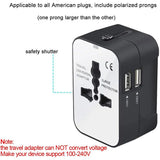 All-in-One Worldwide Travel Adapter – Universal Wall Charger with AC Power Plug for Global Use