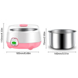 1L Yogurt Maker with Stainless Steel Container – Automatic Electric Yogurt Maker for Homemade Yogurt, Natto & Rice Wine