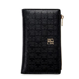 Women’s Retro Classic Long Wallet – Solid Color PU Leather Letter Print Clutch Purse, Portable & Fashionable Daily Handbag