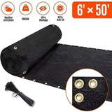 6ft x 50ft Heavy-Duty Fence Privacy Screen – 180GSM UV-Resistant Garden Wall Cover | Outdoor Fence Shade & Backyard Protection