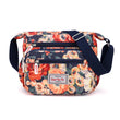 Women’s Multi-Pocket Floral Crossbody Bag – Waterproof Shoulder Messenger Handbag for Shopping & Daily Use