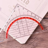 15 cm Multi-Function Engineering Ruler – Square, Triangle, Protractor & Measurement Scale