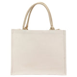 Women’s DIY canvas tote bag – large-capacity shopper handbag with sturdy handle, reusable grocery bag for daily use, weddings & gifts
