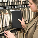 Black File Folders – 12-Pack Letter Size Plastic 3-Tab File Folders for Home, Office & School 🗂️