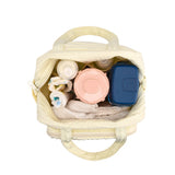 Baby Diaper Bag with Pendant – Cute Multifunction Mommy Stroller Bag | Large Capacity Portable Travel Organizer
