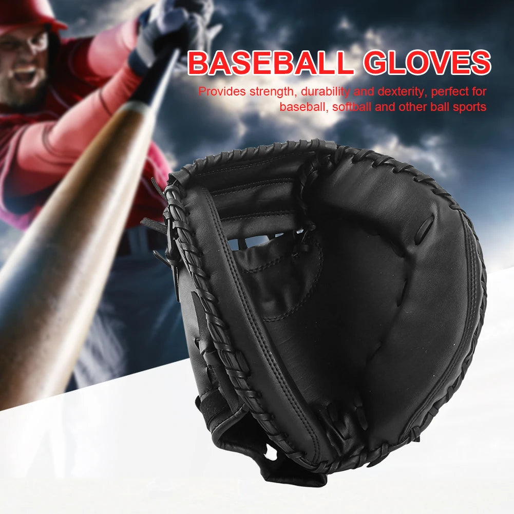 PU Leather Baseball Glove – Thickened Training & Fielding Mitt for Outdoor Softball Practice 🧤⚾