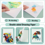 135 lb (200 gsm) Double-Sided Bleedproof Marker Paper Pad – 7.6×10″ Sketch & Art Paper (30 Sheets)