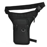 Men’s motorcycle leg side bag – waterproof tactical hip & thigh pack with multipockets for travel, motorbike & casual sports