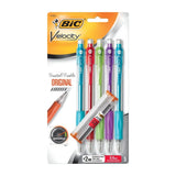 Mechanical Pencils 0.9 mm – HB #2 Lead, Rubber Grip, Built-In Eraser, Assorted Colors (5-Pack)