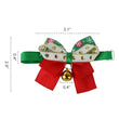 New Year & Christmas Pet Collar with Bell – Cute Bow Tie Collar for Cats, Kittens, Puppies & Small Dogs