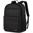 Classic Black 15.6" School Laptop Backpack – USB Charging Bookbag for Teen Boys & Girls | Unisex College & Daily Study Daypack